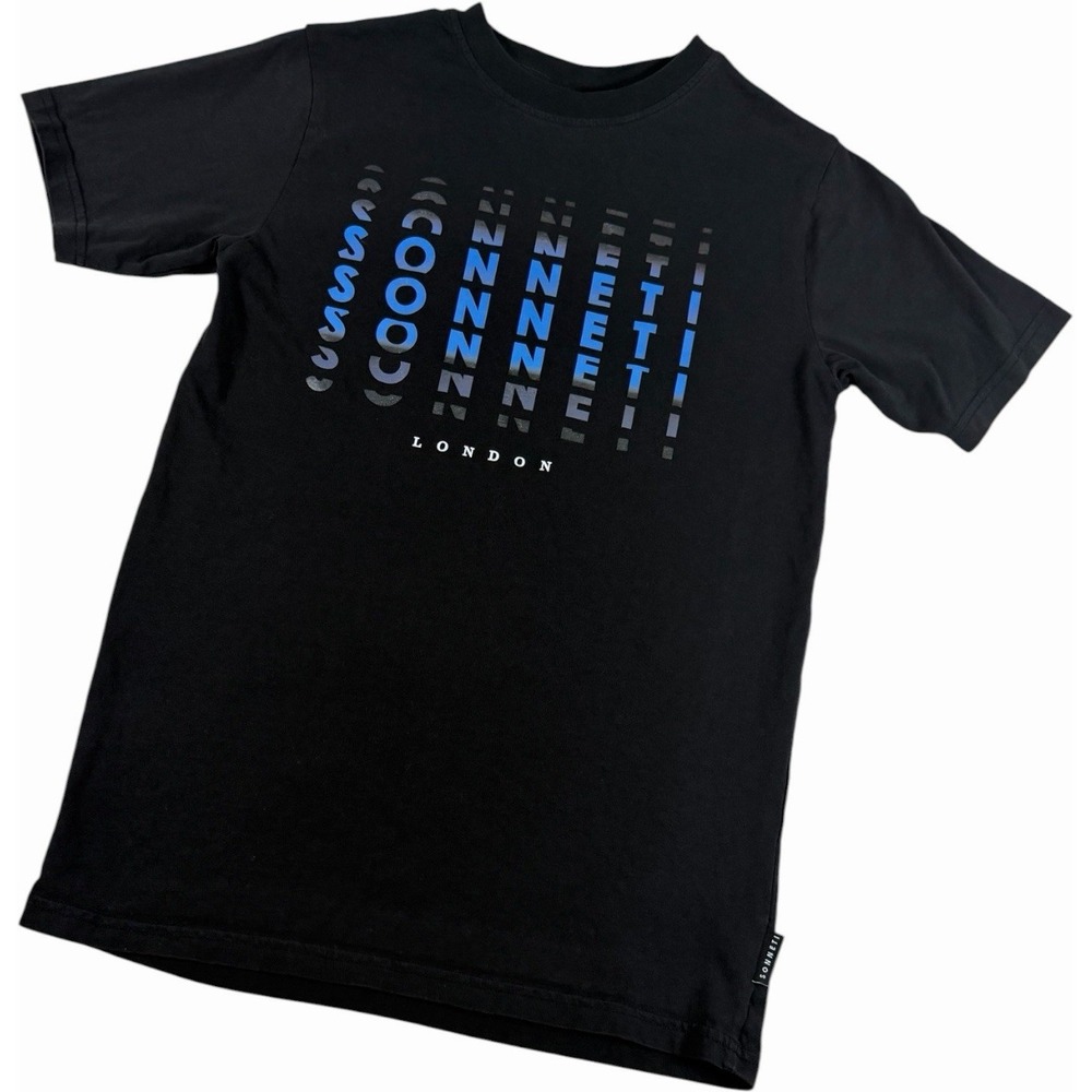 Sonneti London Graphic Logo Short Sleeve T-Shirt Black Mens Large